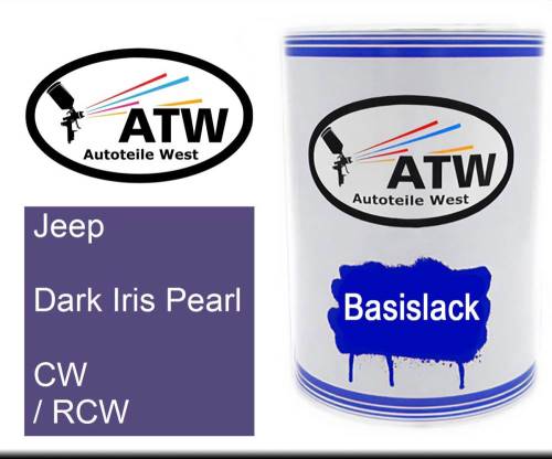 Jeep, Dark Iris Pearl, CW / RCW: 500ml Lackdose, von ATW Autoteile West.